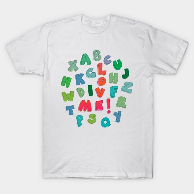 Love Me! alphabet tee T-Shirt by micklyn